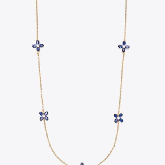 NWOT Tory Burch Buddy Clover Necklace - Picture 7 of 9